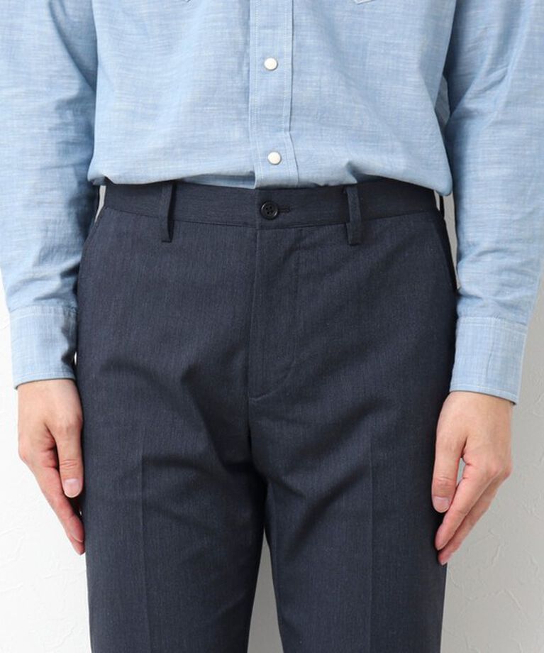NOLLEY'S goodman「《ビジカジ対応》綿麻COOLMAX スリムフィットパンツ 25SS」|チノ|