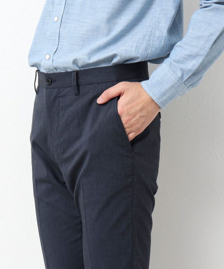NOLLEY'S goodman「《ビジカジ対応》綿麻COOLMAX スリムフィットパンツ 25SS」|チノ|