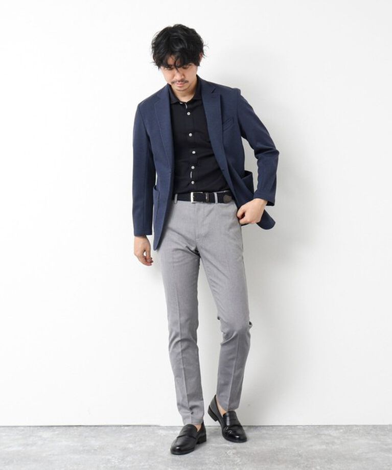 NOLLEY'S goodman「《ビジカジ対応》綿麻COOLMAX スリムフィットパンツ 25SS」|チノ|