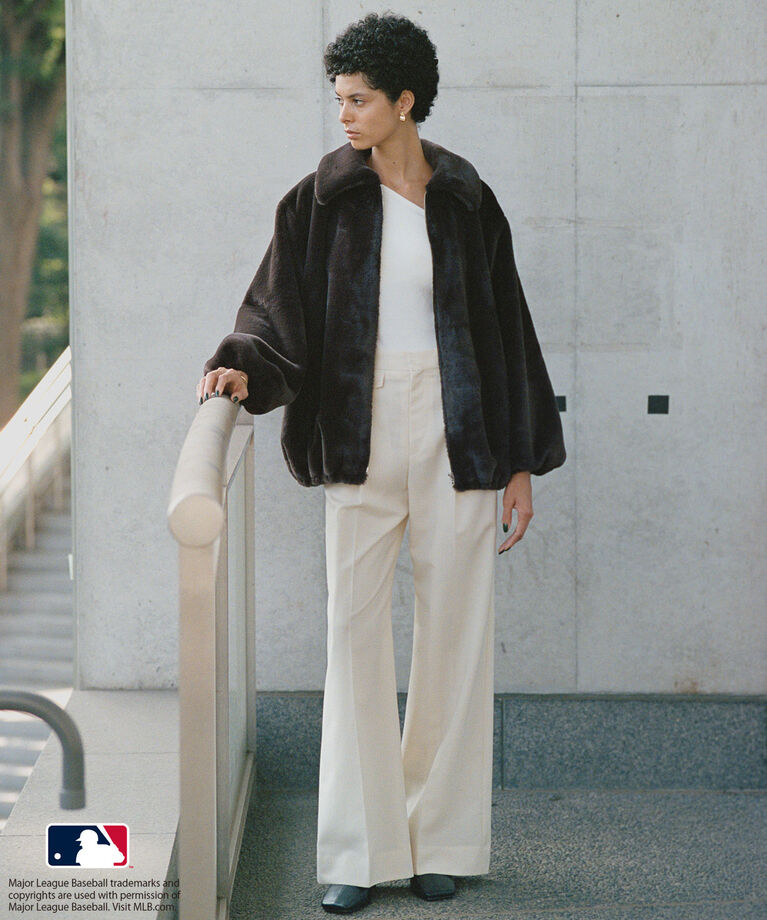 ROPE「【MLB COLLECTION BY JUN】フェイクファーブルゾン」|その他|