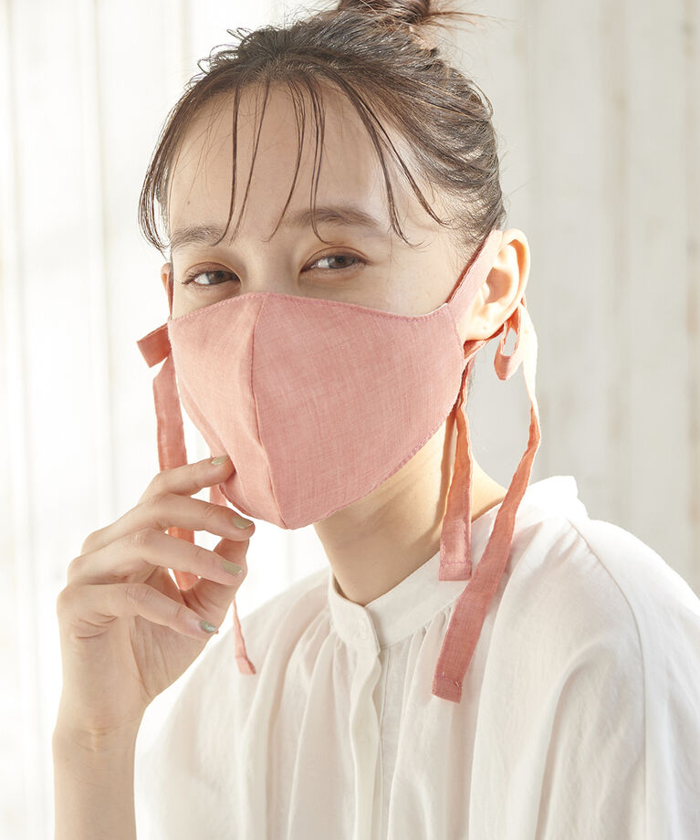 VIS「【抗菌・洗える】リボンマスク」|その他|