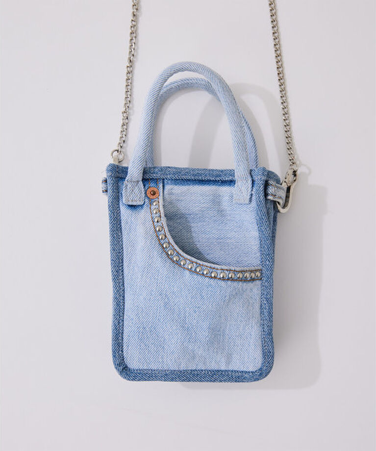  「【Jeanie Blue】STUDS MINI TOTE」|トートバッグ|