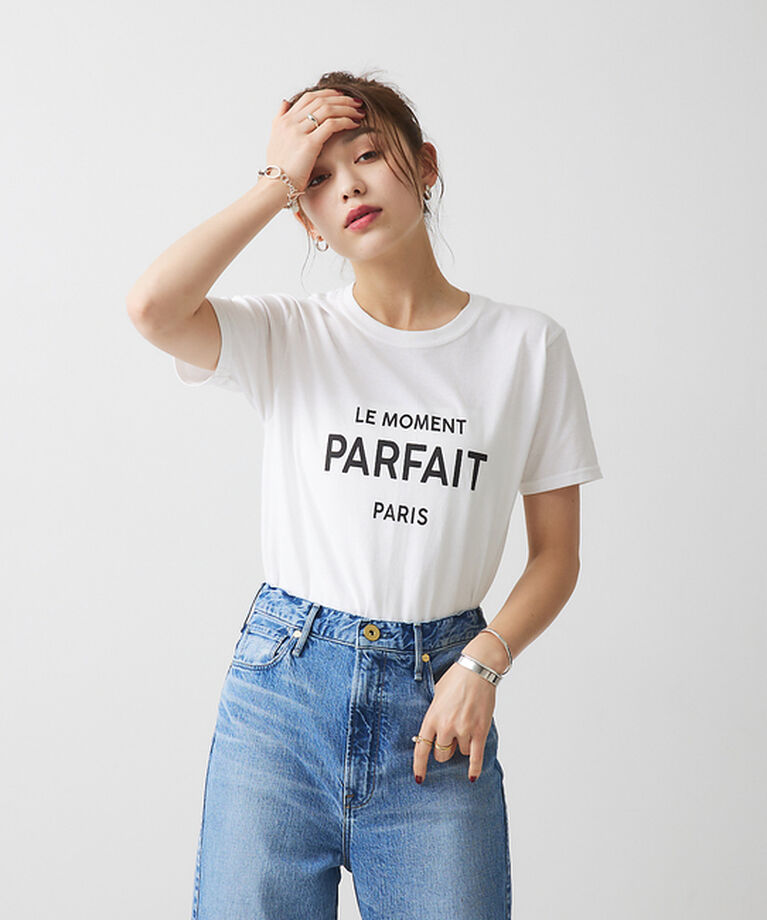 Rouge vif「コンパクト ロゴＴシャツ」|Tシャツ・カットソー|
