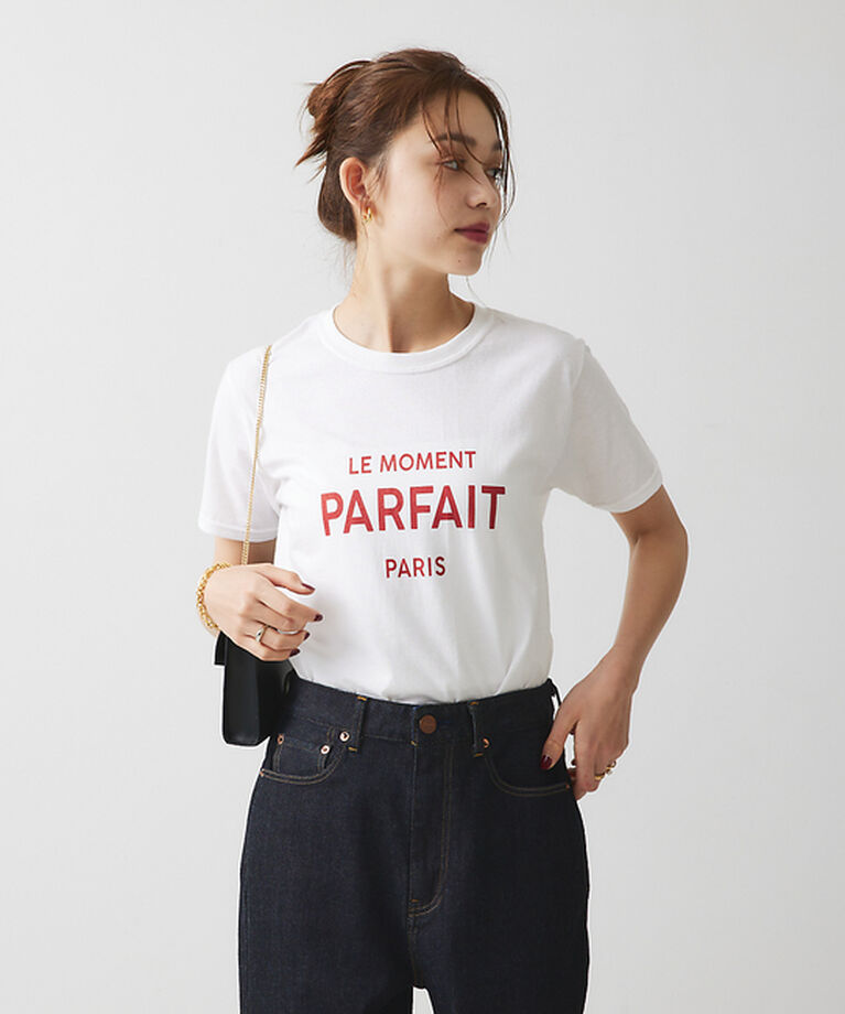 Rouge vif「コンパクト ロゴＴシャツ」|Tシャツ・カットソー|