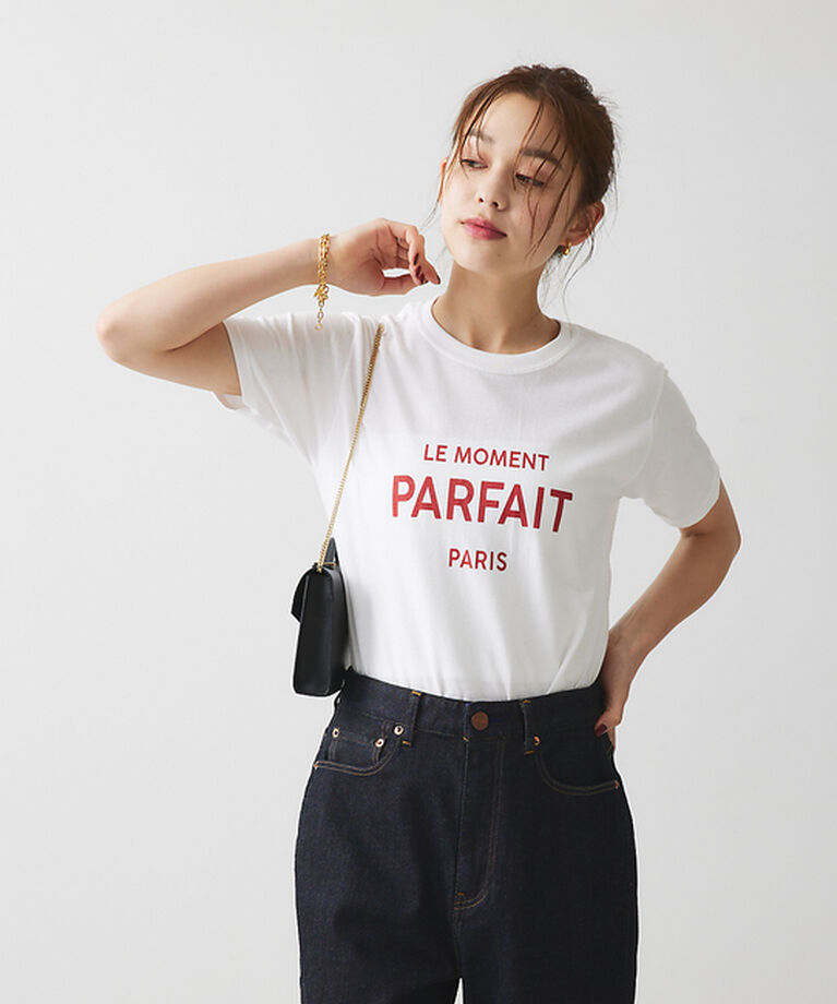 Rouge vif「コンパクト ロゴＴシャツ」|Tシャツ・カットソー|