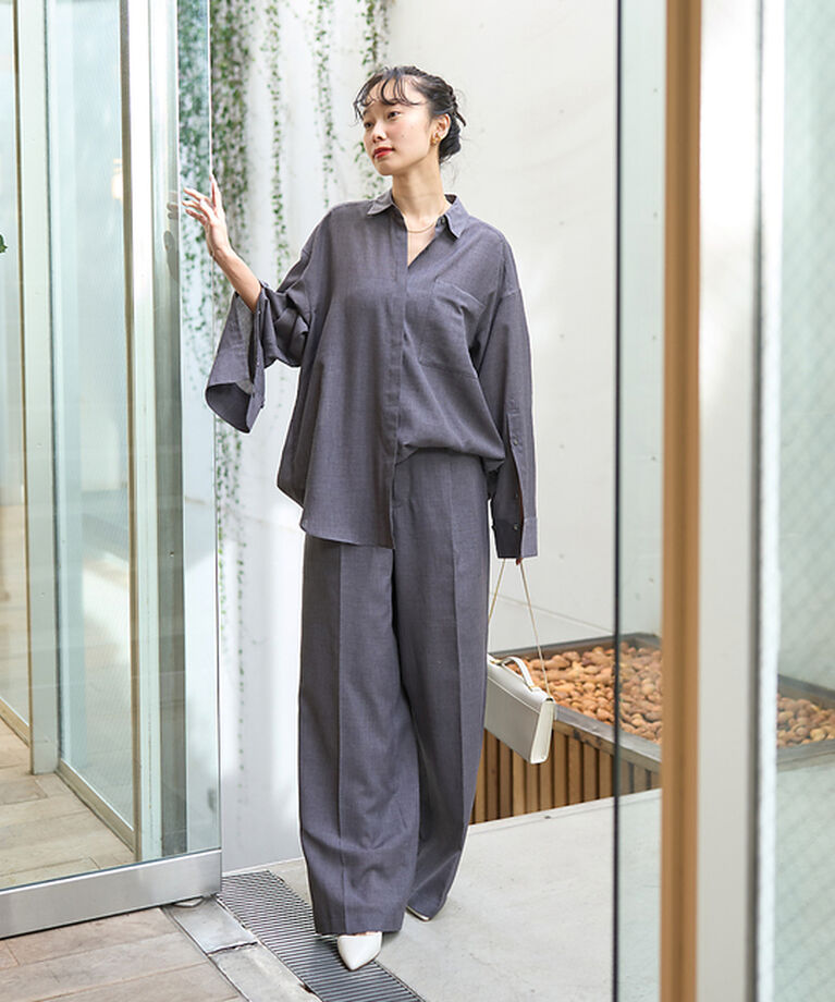 Rouge vif「【セットアップ対応】エアリーボイルパンツ」|その他|