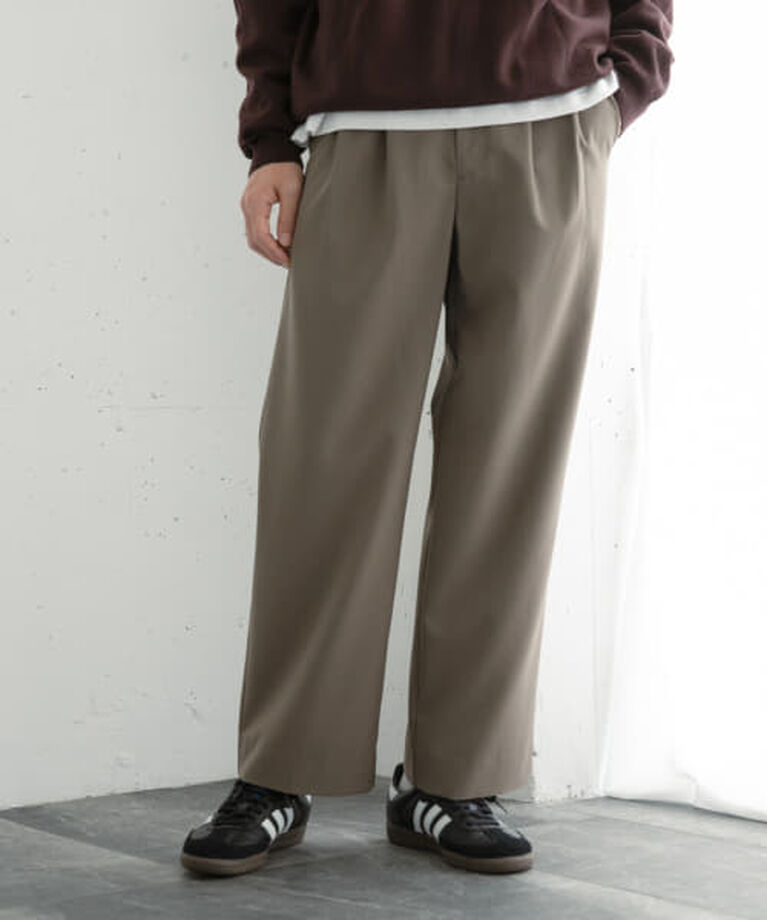 SENSE OF PLACE by URBAN RESEARCH「SENSE OF PLACE 『イージーケア』ダブルタックワイドパンツ」|その他|