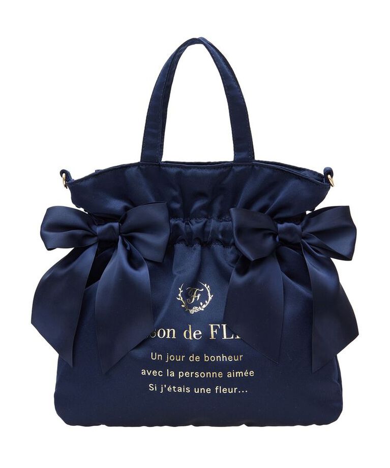 Maison de FLEUR「ダブルリボン2Wayトートバッグ」|その他|