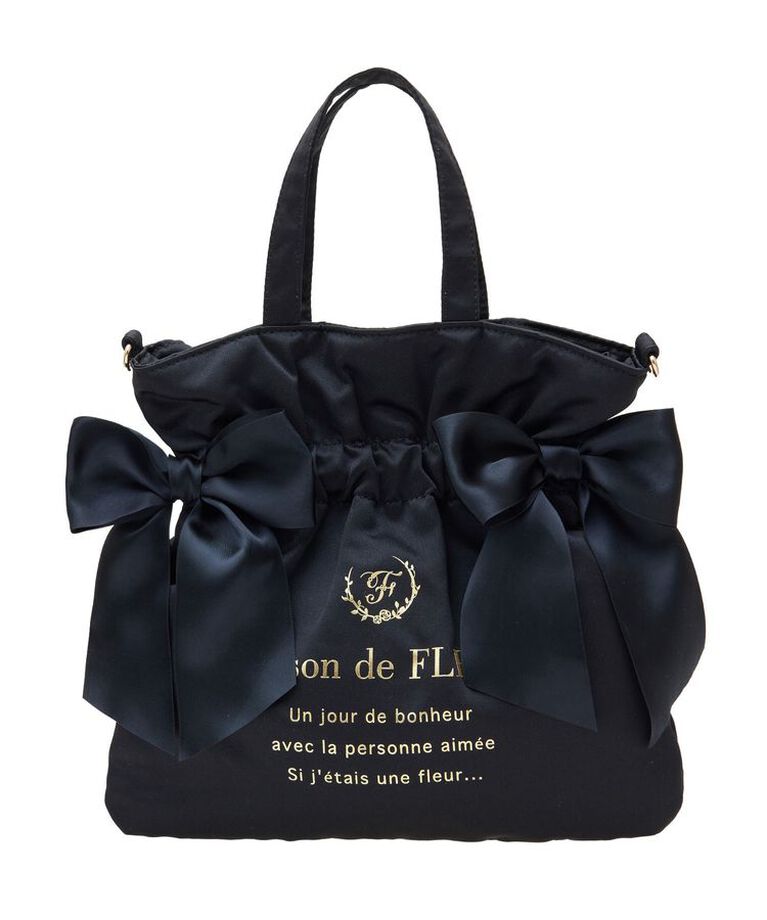 Maison de FLEUR「ダブルリボン2Wayトートバッグ」|その他|
