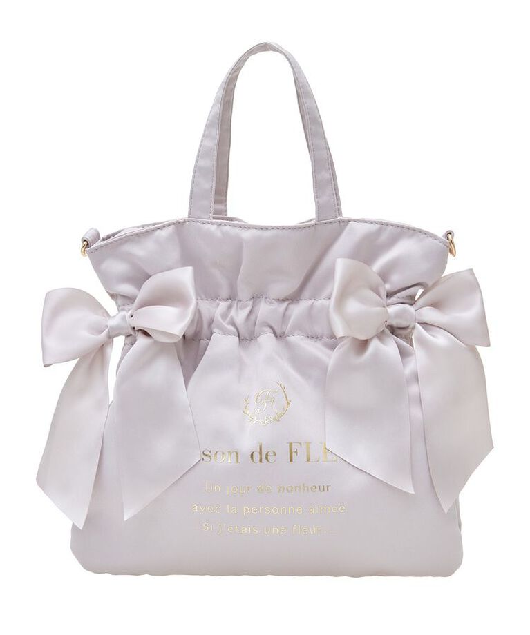 Maison de FLEUR「ダブルリボン2Wayトートバッグ」|その他|