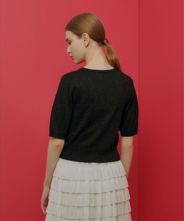 LOULOU WILLOUGHBY「【LOULOU WILLOUGHBY】ラメメランジェプルオーバー」|ニット・セーター|