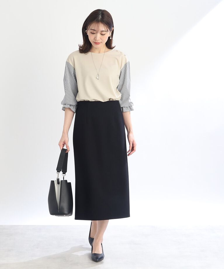 Reflect「【SALE／UVカット／接触冷感／洗える】キャンディスリーブカットソー」|Tシャツ・カットソー|