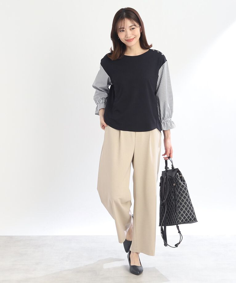 Reflect「【SALE／UVカット／接触冷感／洗える】キャンディスリーブカットソー」|Tシャツ・カットソー|