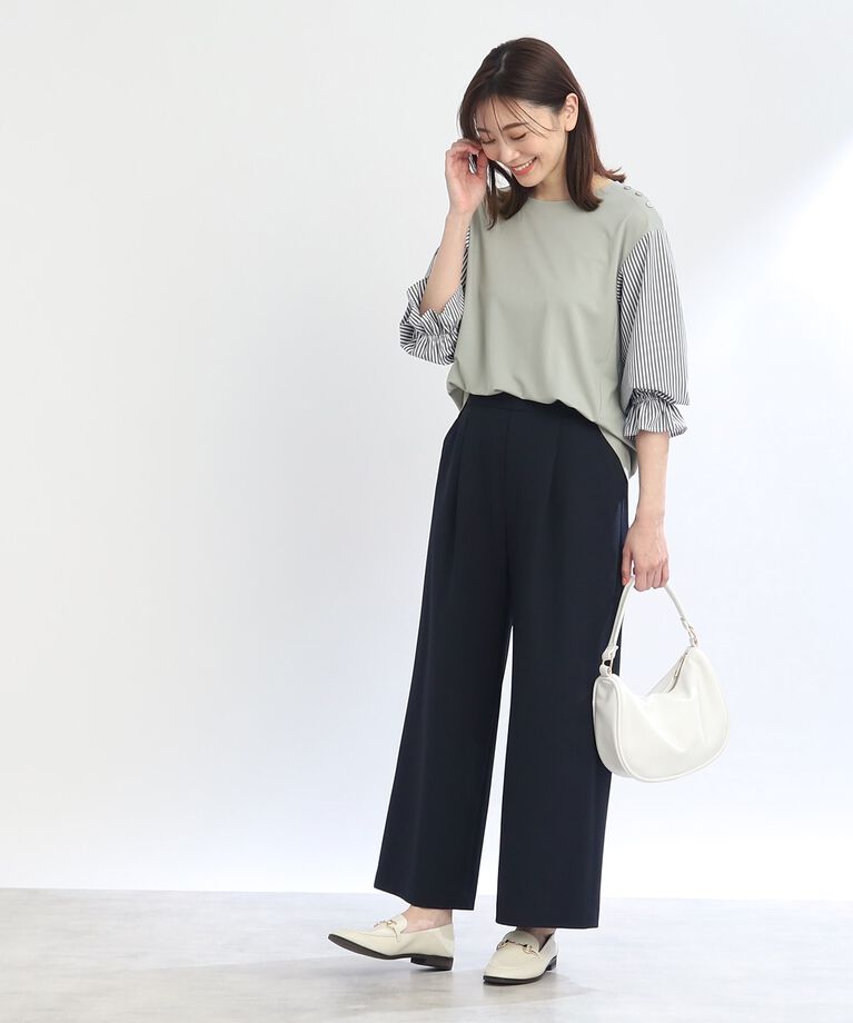 Reflect「【SALE／UVカット／接触冷感／洗える】キャンディスリーブカットソー」|Tシャツ・カットソー|
