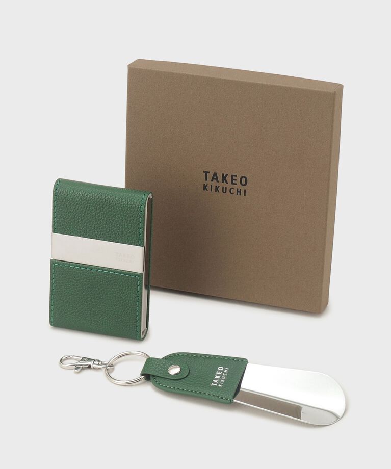 TAKEO KIKUCHI「【BOXセット】名刺入れ＆シューホーンセット」|その他|