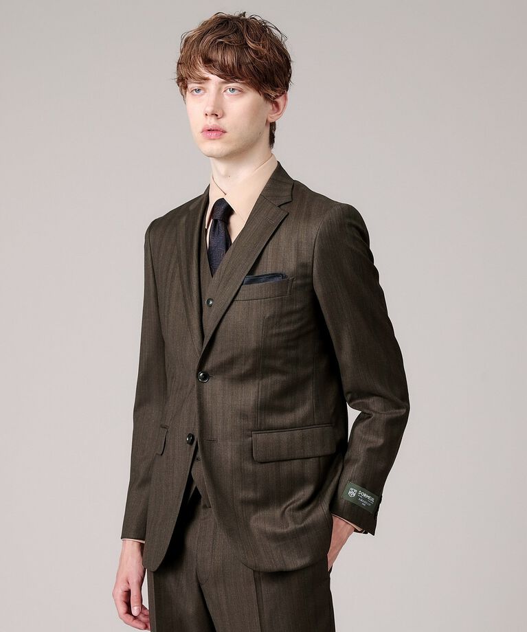 TAKEO KIKUCHI「【DORMEUIL】グレンストライプ スーツ」|スーツ|
