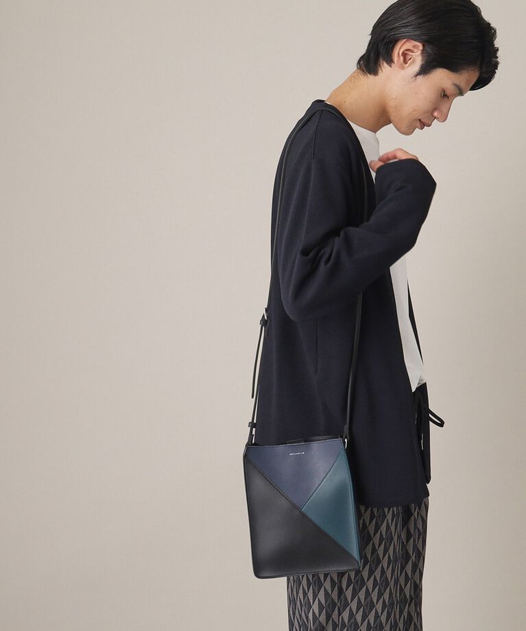 THE SHOP TK「パネルラインBOXショルダーバッグ」|ショルダー・メッセンジャー|