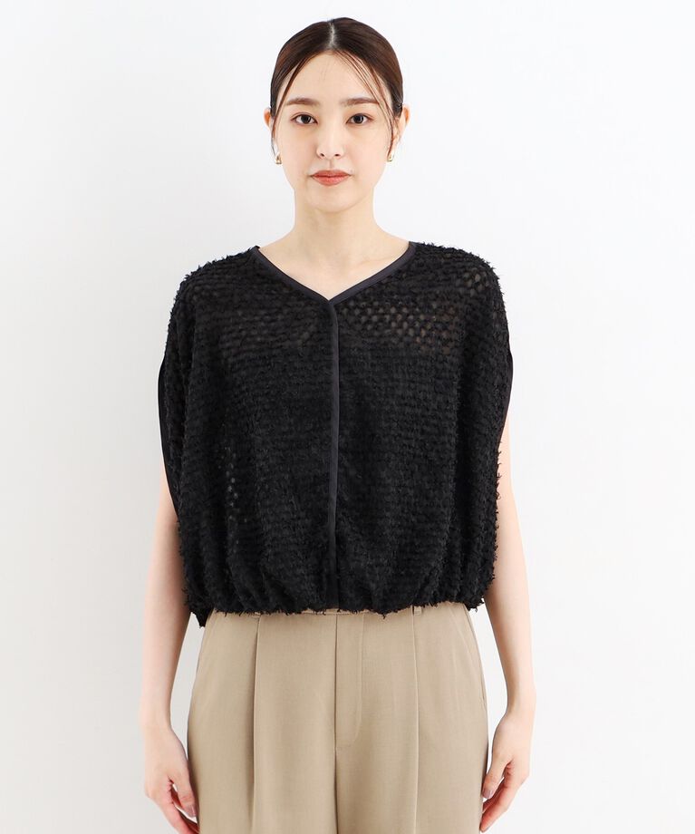 THE SHOP TK「ジャカードバルーンブラウス【洗える】」|シャツ・ブラウス|