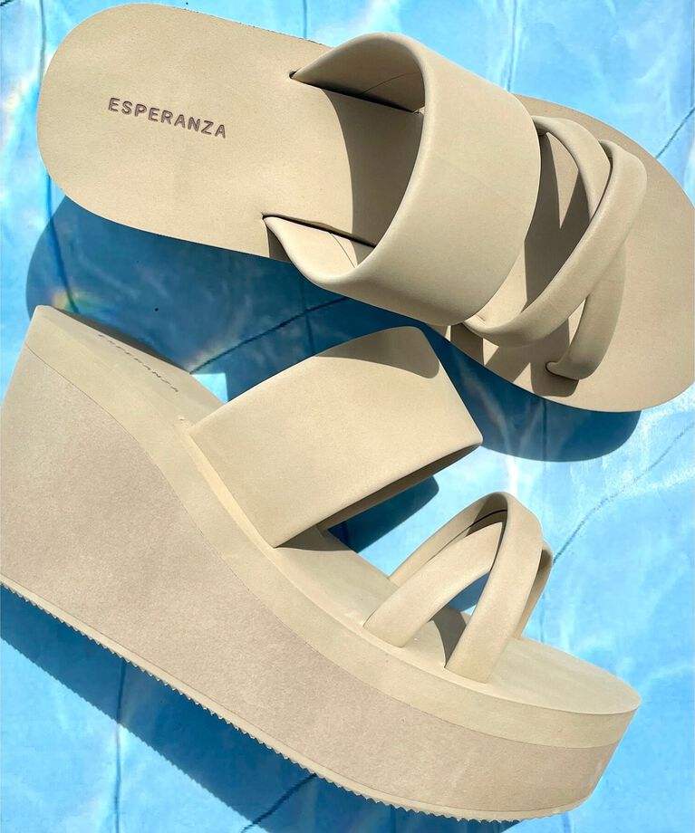 ESPERANZA「やわらか厚底サンダル」|サンダル|