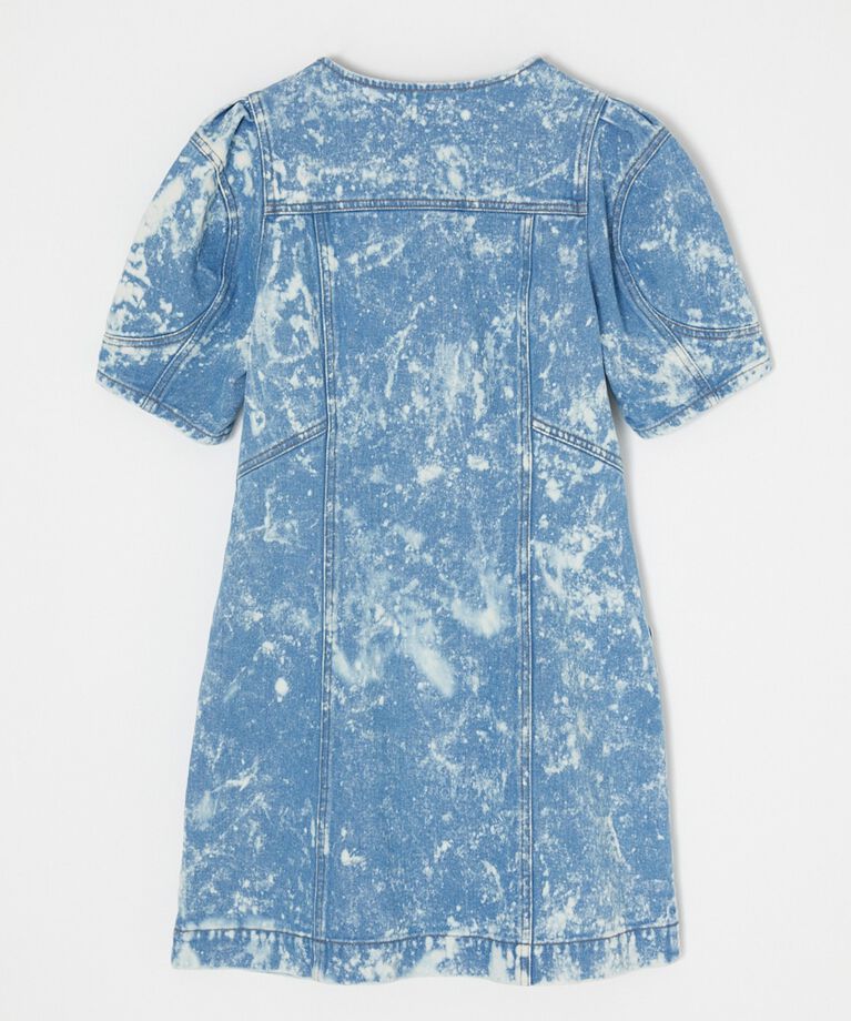 MOUSSY「FRONT ZIP CHEMICAL MINI ドレス」|ワンピース|