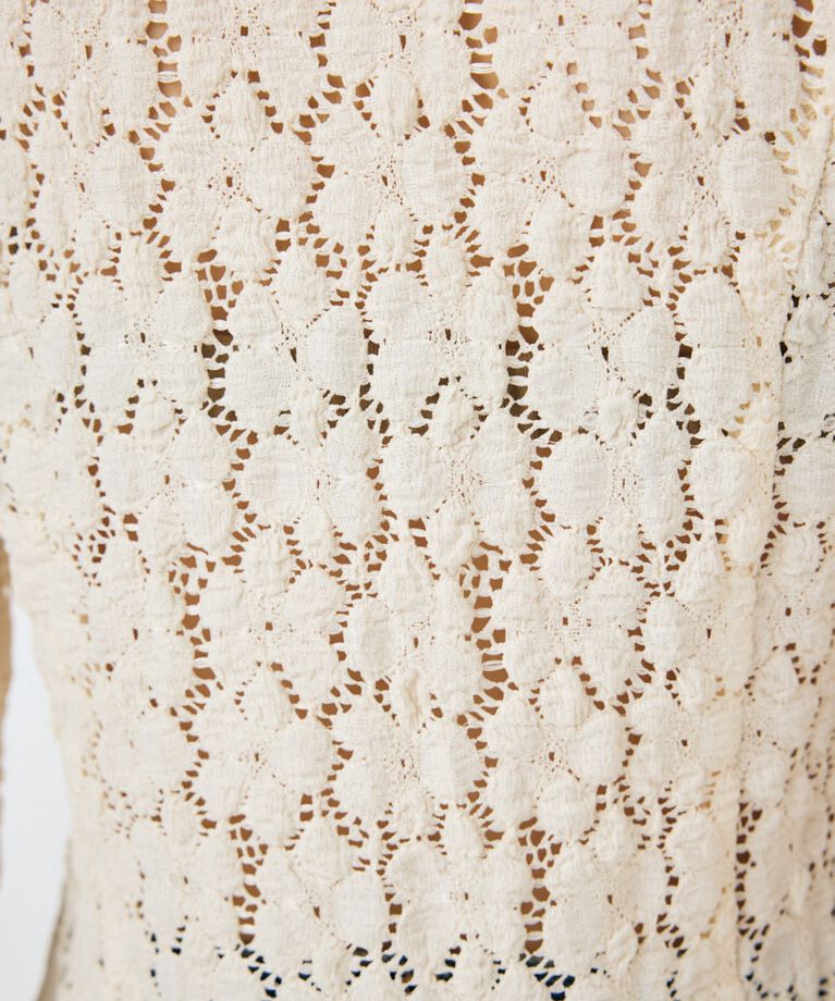 MOUSSY「CUT LACE RUFFLE ブラウス」|Tシャツ・カットソー|