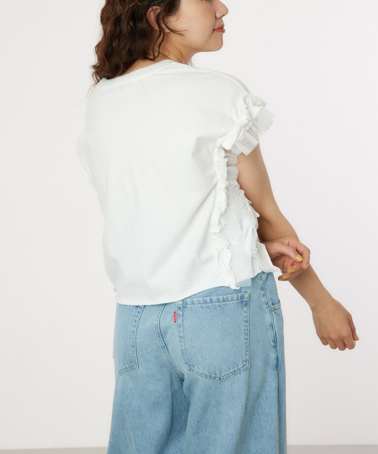 RODEO CROWNS「フリルナンバートップス」|Tシャツ・カットソー|