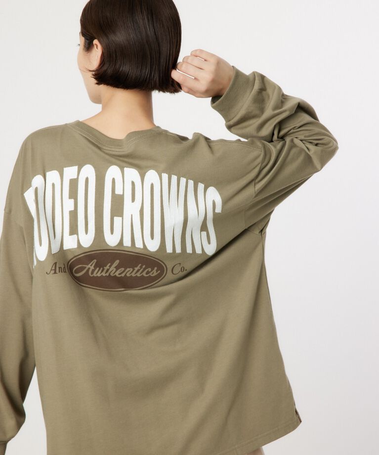 RODEO CROWNS「RCSアップリケロゴL/S Tシャツ」|Tシャツ・カットソー|