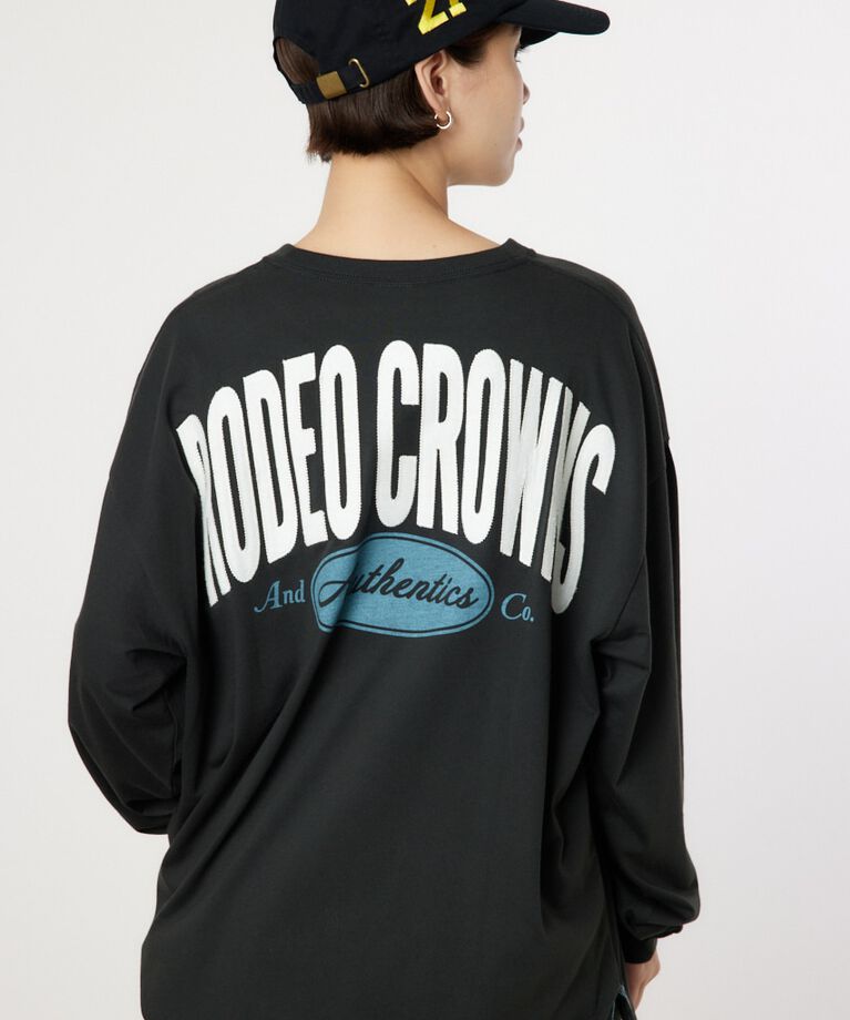RODEO CROWNS「RCSアップリケロゴL/S Tシャツ」|Tシャツ・カットソー|C.GRY