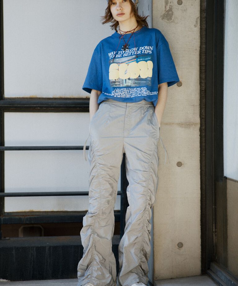 SLY「ASYMMETRY GATHER パンツ」|その他|