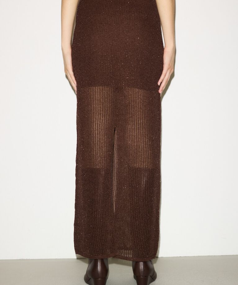 SLY「CROCHET SLIT ロングスカート」|スカート|