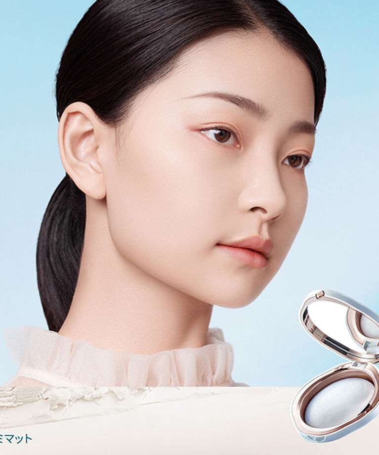 「花西子 玉養桃花プレストパウダー 02セミマット (7g)」|フェイスパウダー|