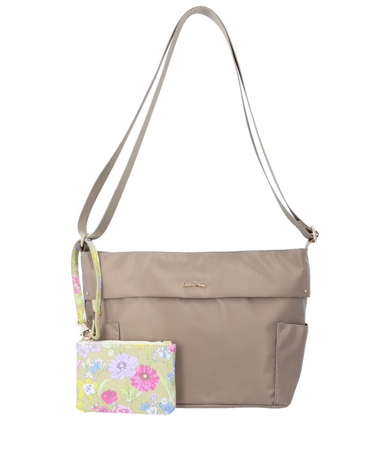 BACKYARD FAMILY「ローラアシュレイ バッグ LAURA ASHLEY ILNL-04 通販 ショルダーバッグ」|ショルダー・メッセンジャー|ベージュ1