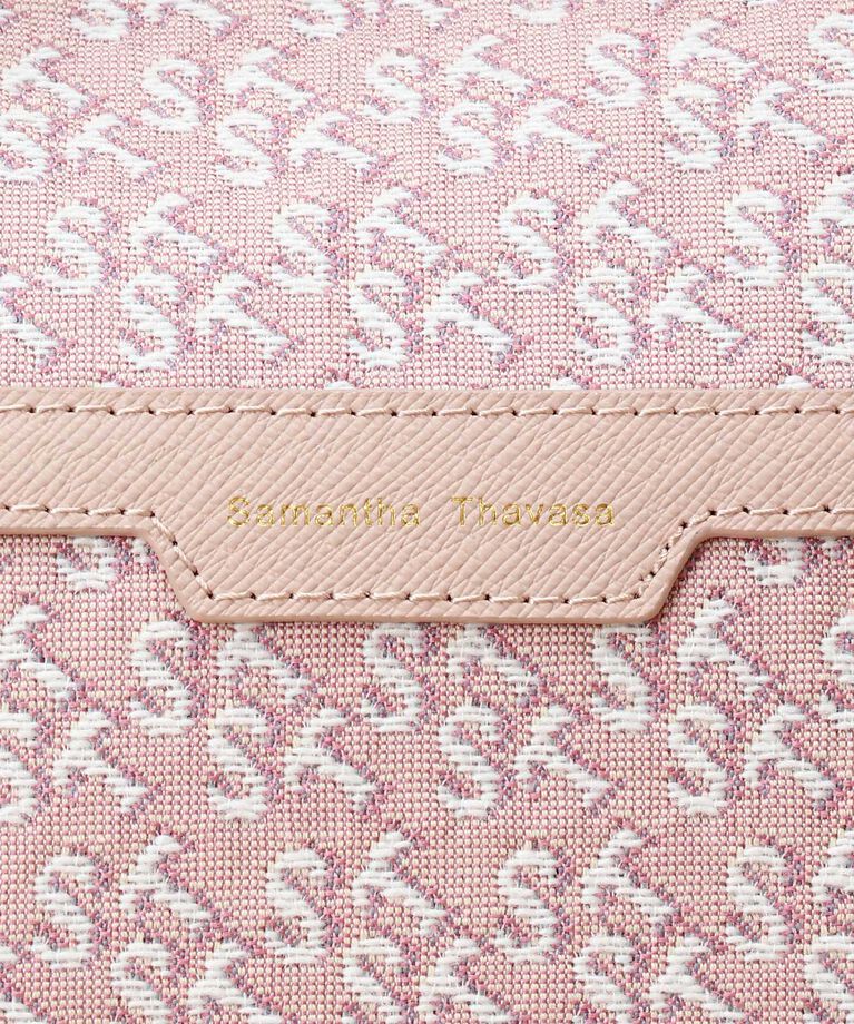 Samantha Thavasa「ST Jacquard シルエット ボストンバッグ」|ボストンバッグ|