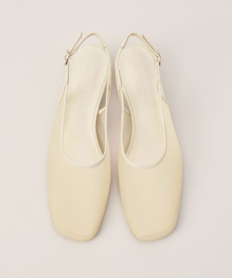 ODETTE E ODILE「チュールキトゥンヒールバックベルト パンプス30↑」|パンプス|