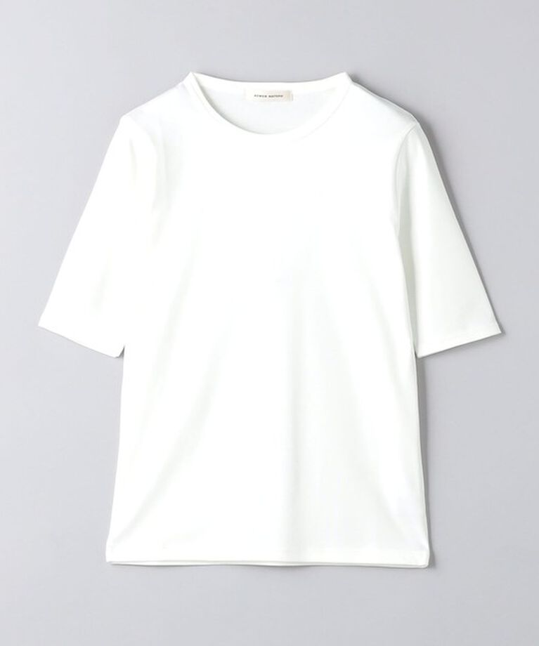 AEWEN MATOPH「＜AEWEN MATOPH＞コットン フライス 5分袖 クルーネックTシャツ」|Tシャツ・カットソー|