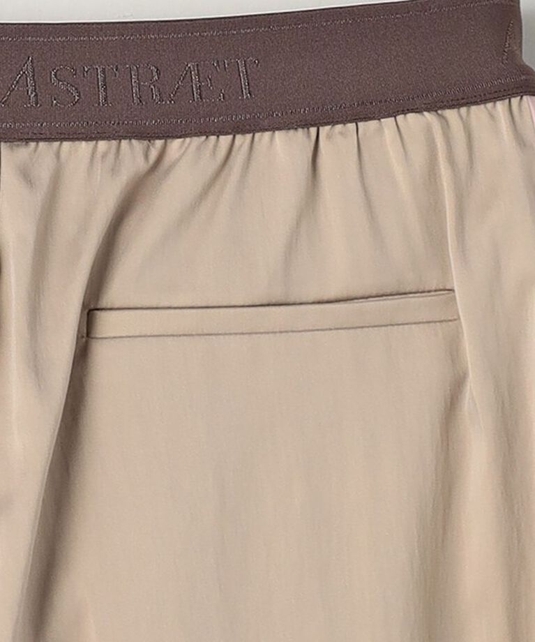 ASTRAET「＜ASTRAET＞CU/N サテン ソクショウ ワイドパンツ」|その他|