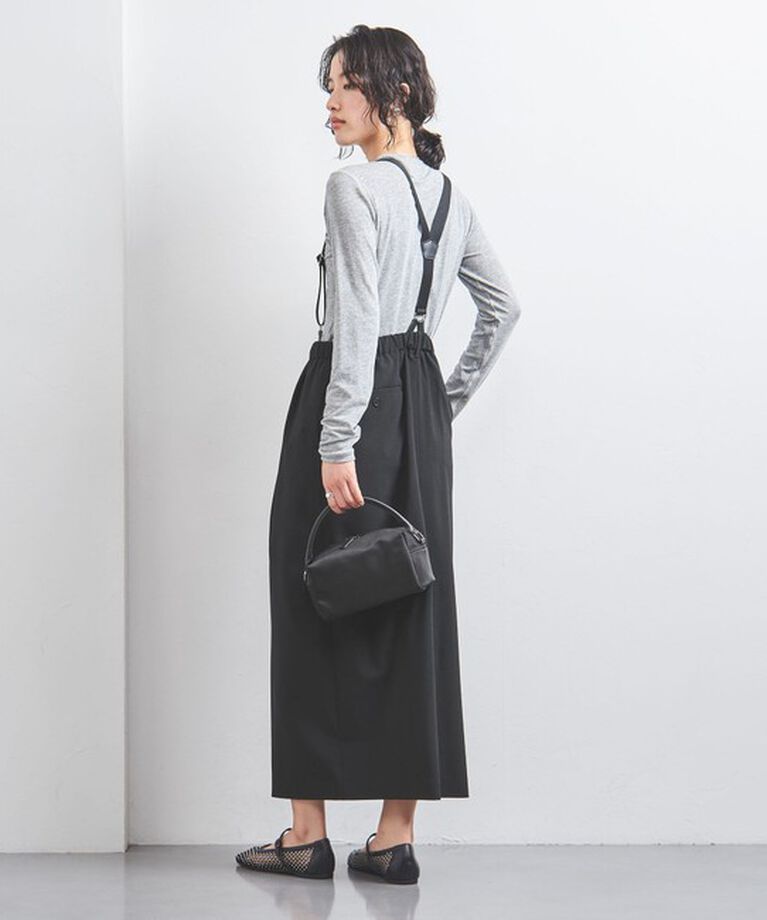 UNITED ARROWS「サスペンダー スカート」|スカート|