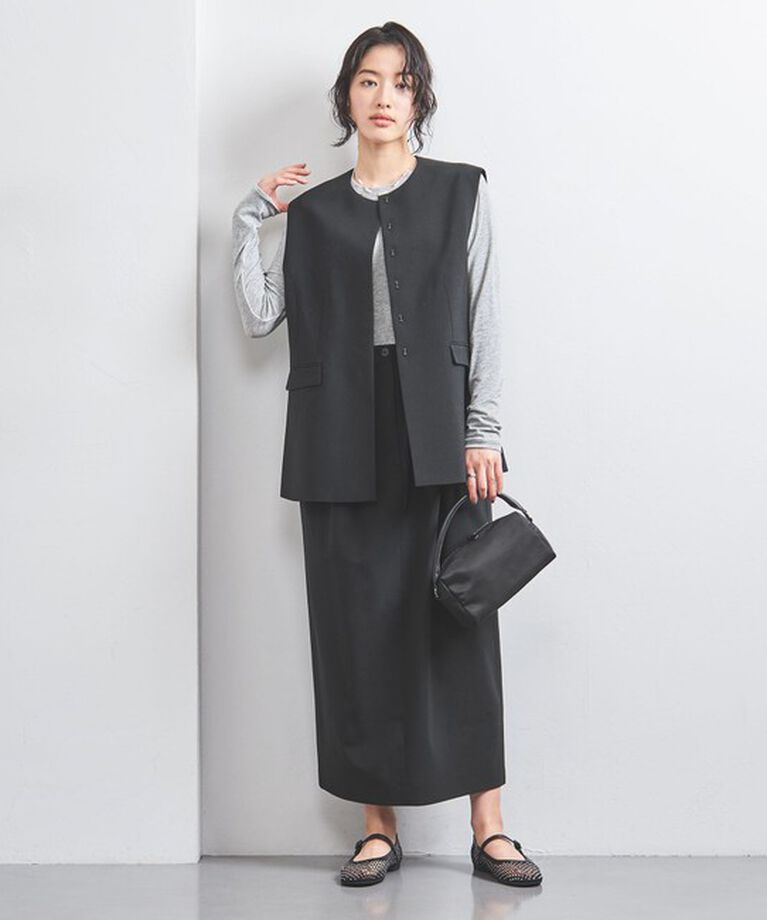 UNITED ARROWS「サスペンダー スカート」|スカート|