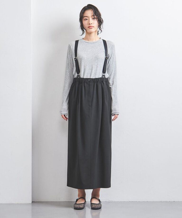 UNITED ARROWS「サスペンダー スカート」|スカート|