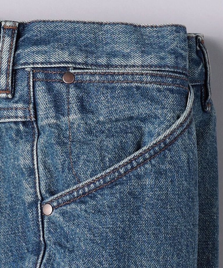 UNITED ARROWS「カイハラデニム ヘビーオンス ロデオストレートパンツ」|デニム|