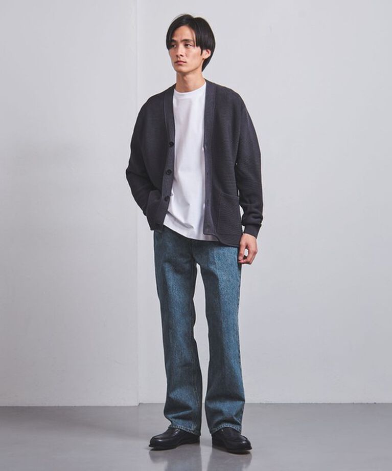 UNITED ARROWS「カイハラデニム ヘビーオンス ロデオストレートパンツ」|デニム|