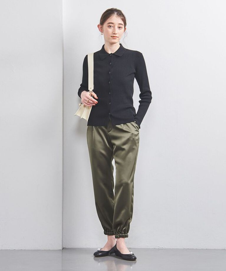 UNITED ARROWS「クリーン サテン ジョガーパンツ」|その他|