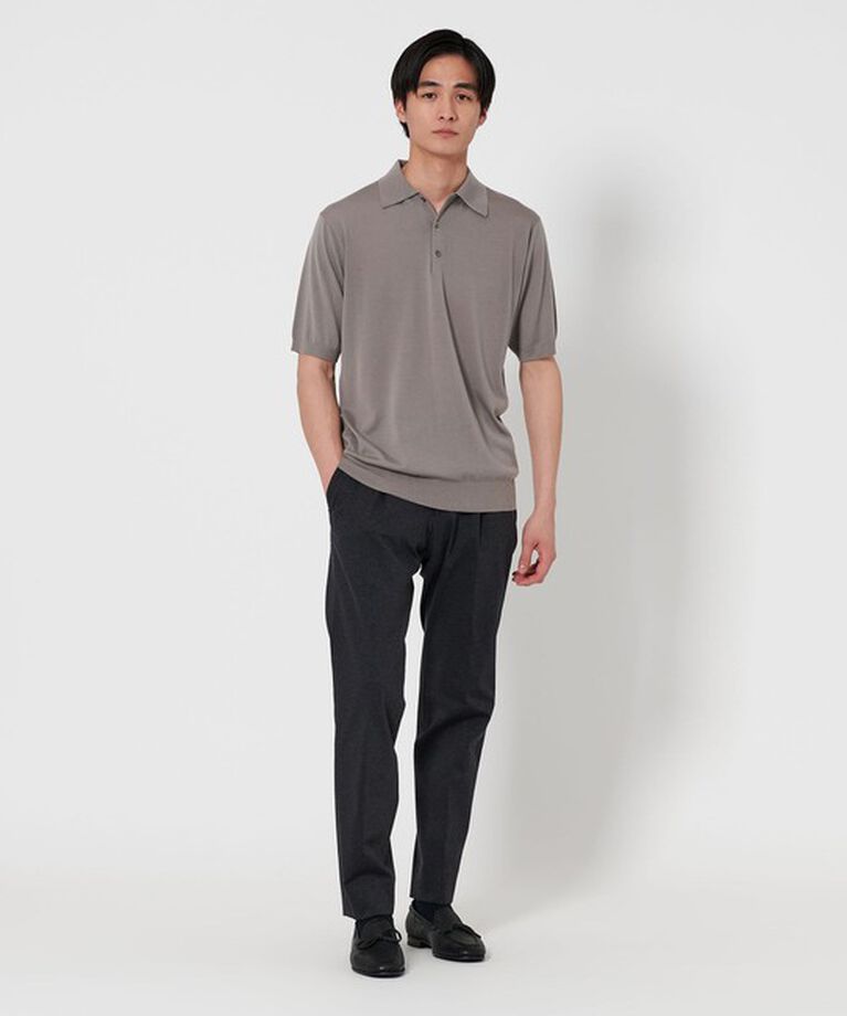 UNITED ARROWS「ウール ハイゲージ ニットポロシャツ」|ポロシャツ|
