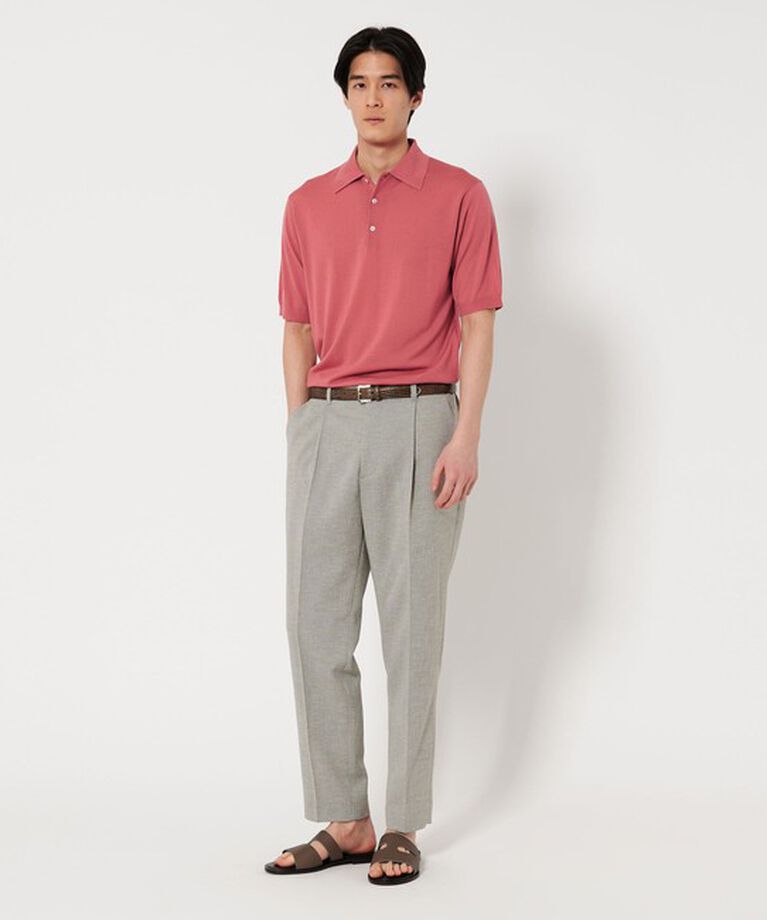 UNITED ARROWS「ウール ハイゲージ ニットポロシャツ」|ポロシャツ|