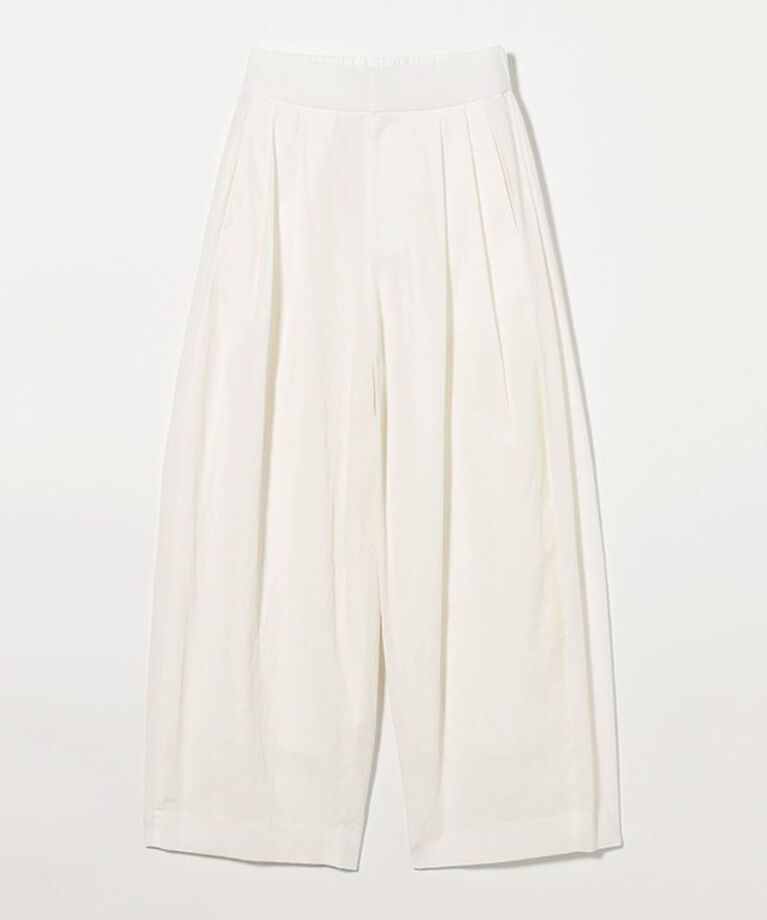 UNITED ARROWS「＜SACRA＞タック パンツ」|その他|OFF WHITE