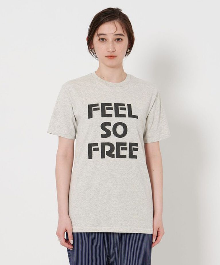 UNITED ARROWS「【別注】＜MIXTA＞FEEL FREE Tシャツ LT.GRAY」|Tシャツ・カットソー|