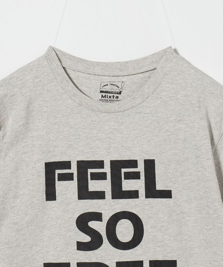 UNITED ARROWS「【別注】＜MIXTA＞FEEL FREE Tシャツ LT.GRAY」|Tシャツ・カットソー|