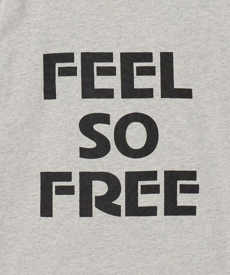 UNITED ARROWS「【別注】＜MIXTA＞FEEL FREE Tシャツ LT.GRAY」|Tシャツ・カットソー|