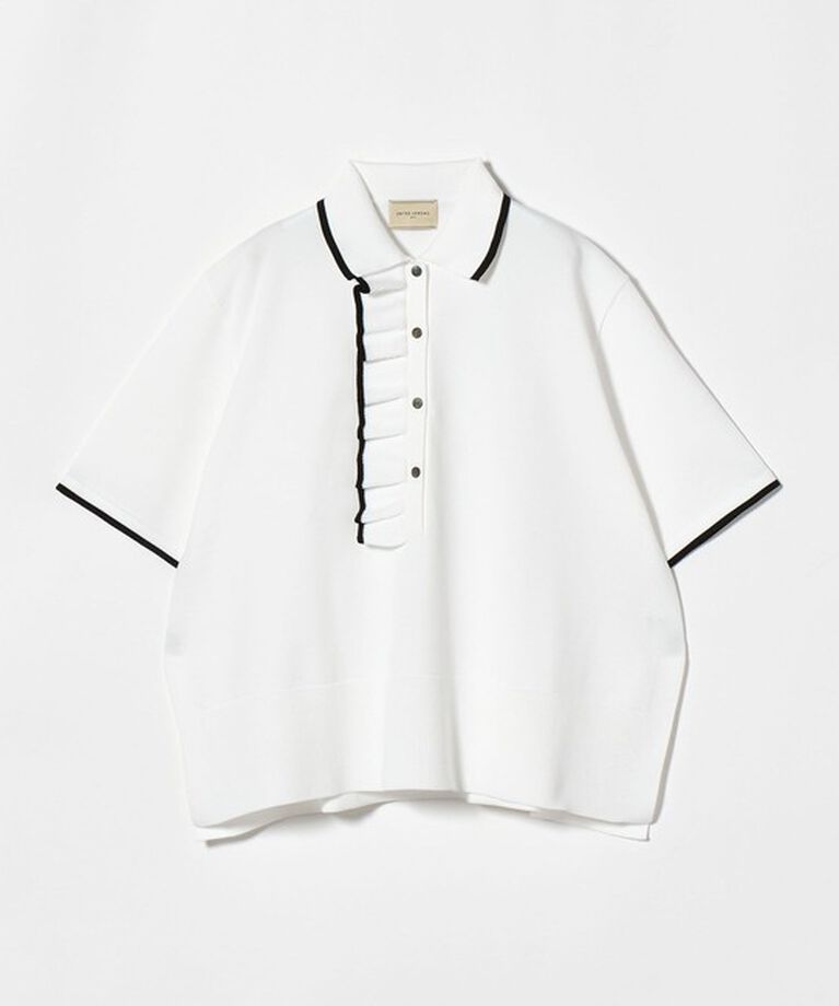 UNITED ARROWS「ミニマルフリル  ニット 5SL」|ニット・セーター|