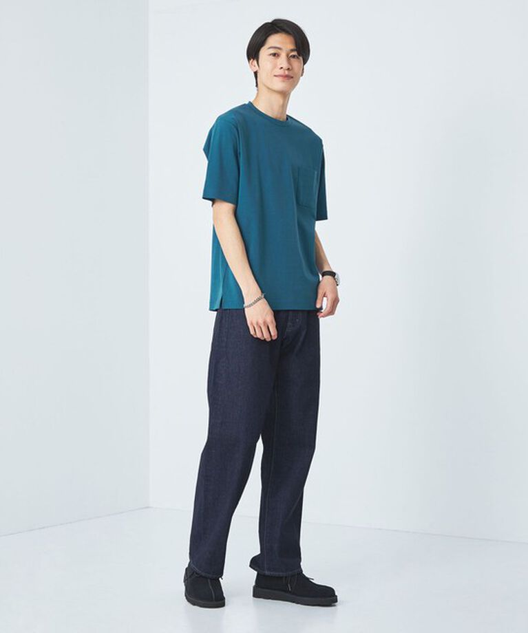 UNITED ARROWS green label relaxing「オーガニック ポンチ クルーネック Tシャツ」|Tシャツ・カットソー|